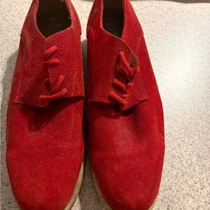 Red Suede Men's Shoes